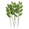12 Packs: 6 ct. (72 total) Green & Yellow Fabric Leaf Embellishments by Recollections™